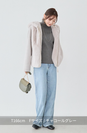 [4.1万枚突破] スーパーストレッチタートルネックプルオーバー