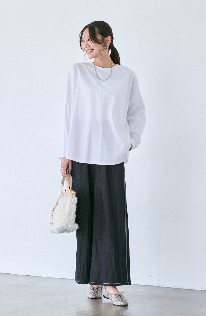 Breeze Cotton 2WAYバックロゴプルオーバー