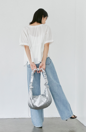 エナメルフリルショルダーBag