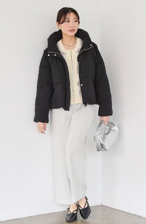 ストレッチカシュネックピュアダウン