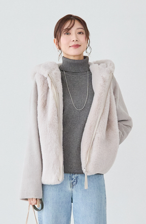 [4.1万枚突破] スーパーストレッチタートルネックプルオーバー