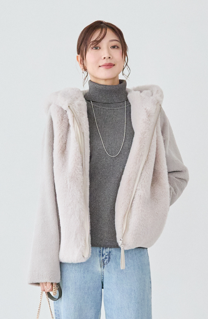 [4.1万枚突破] スーパーストレッチタートルネックプルオーバー