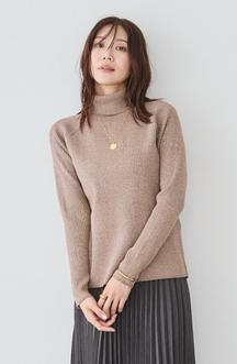 [4.1万枚突破] スーパーストレッチタートルネックプルオーバー