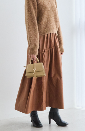 ヴィンテージ加工ヨーク切替スカート