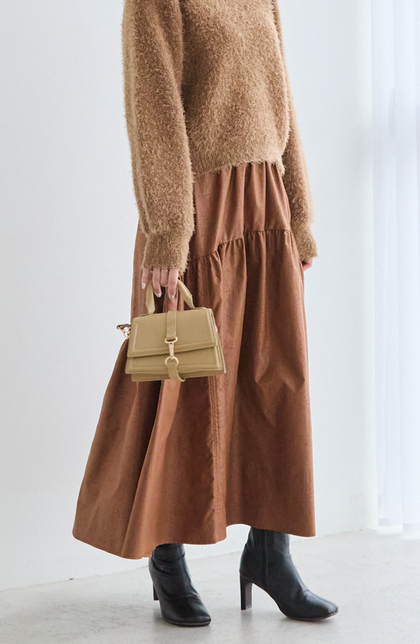 ヴィンテージ加工ヨーク切替スカート