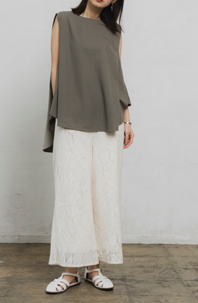 カーテンレースフレアパンツ|FURRY、REYELL公式通販サイト kuih(クイ)