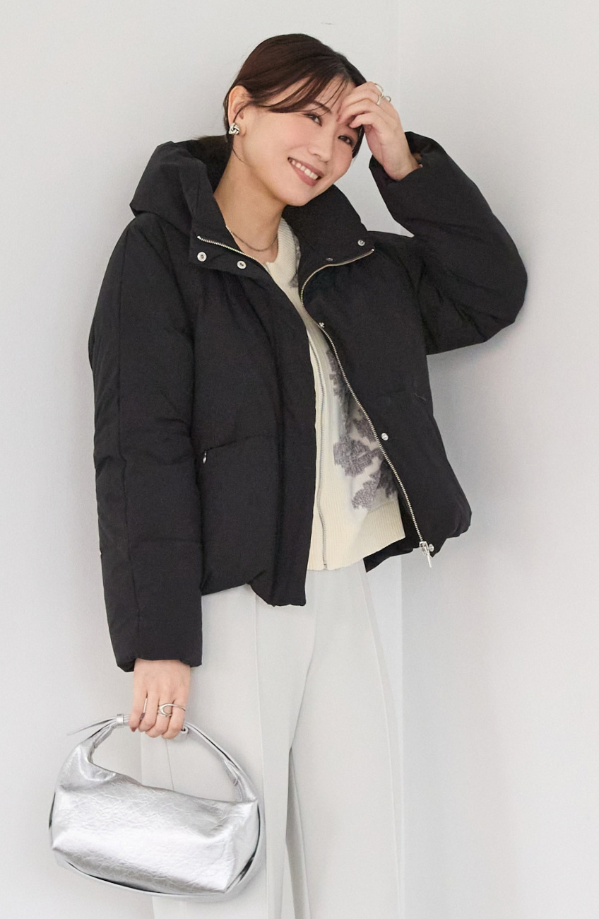 ストレッチカシュネックピュアダウン