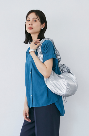 エナメルフリルショルダーBag