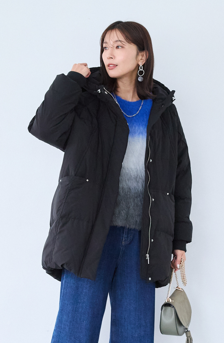 ウールブラッシュグラデーションプルオーバー