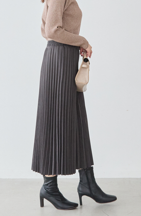 ピーチアコーディオンプリーツスカート