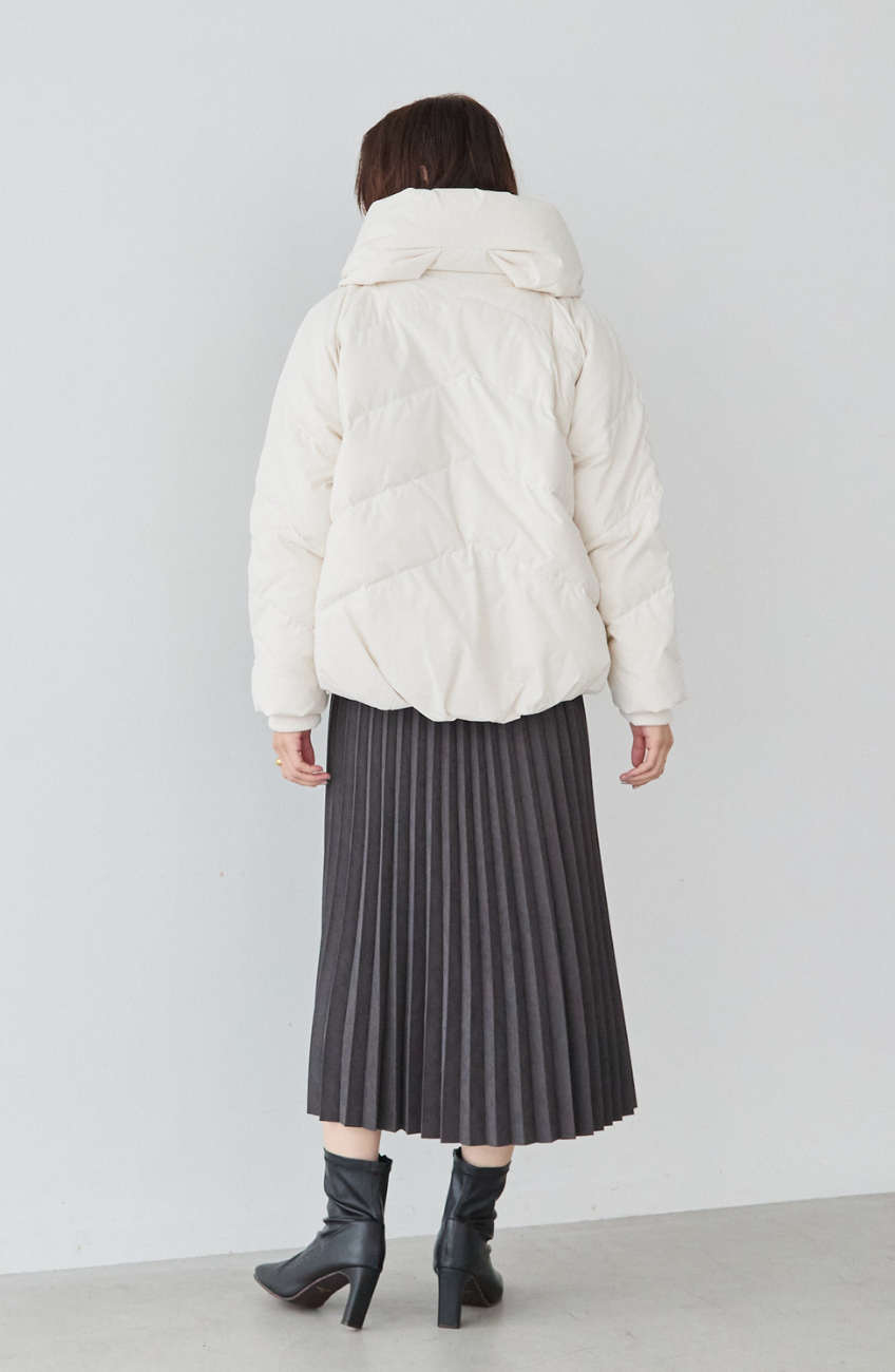 ピーチアコーディオンプリーツスカート