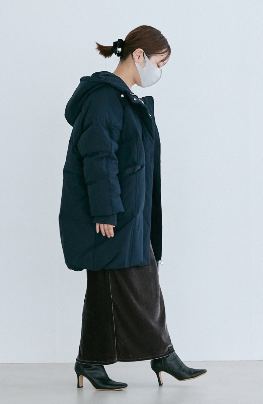 [cahoさんコラボ] ストレッチフードミドルピュアダウン