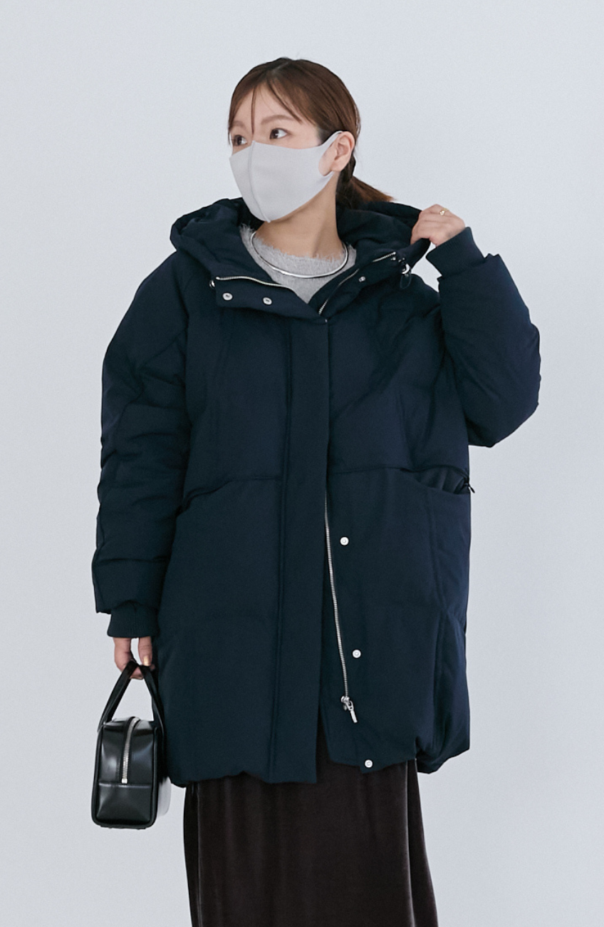 [cahoさんコラボ] ストレッチフードミドルピュアダウン