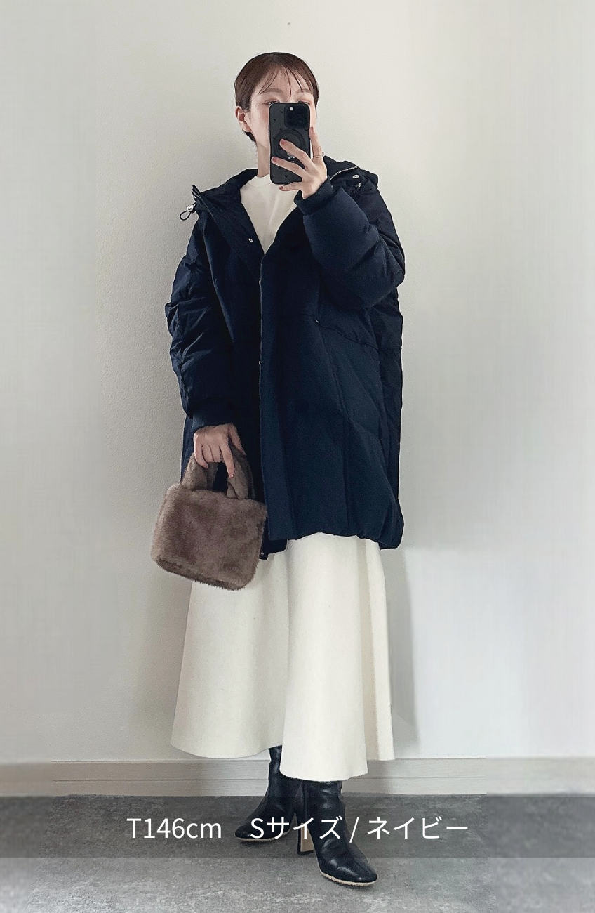 [cahoさんコラボ] ストレッチフードミドルピュアダウン