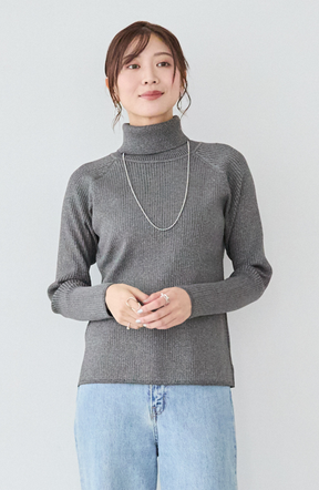 [4.1万枚突破] スーパーストレッチタートルネックプルオーバー