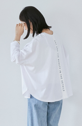 Breeze Cotton 2WAYバックロゴプルオーバー