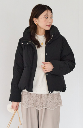 ストレッチカシュネックピュアダウン