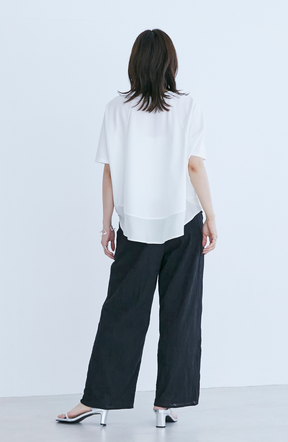 総刺繍リラックスストレートパンツ
