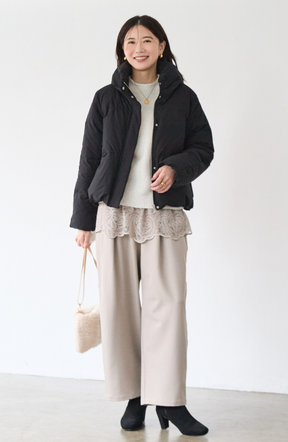ストレッチカシュネックピュアダウン