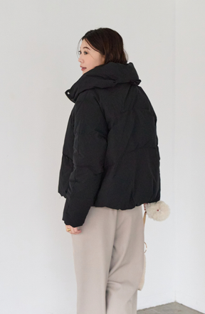 ストレッチカシュネックピュアダウン