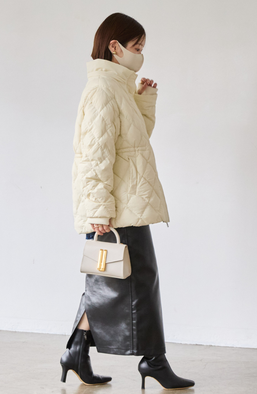 [cahoさんコラボ] ストレッチスタンドフードピュアダウン