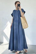 [cahoさんコラボ] Hand Madeブラストデニムワンピース