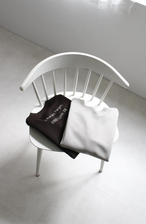 EC限定　軽量ボンディングバックラメロゴプルオーバー