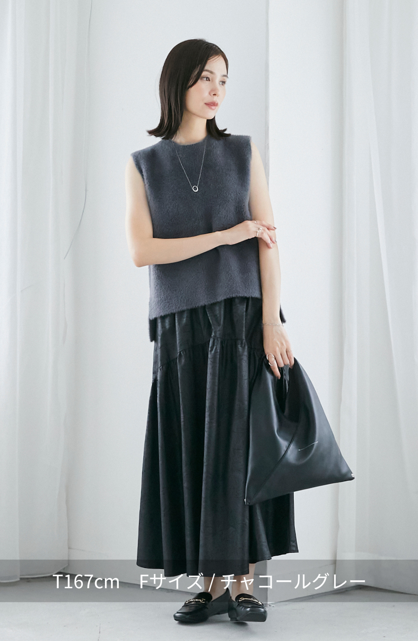 ダブルフェイスフェザースリットベスト|FURRY、REYELL公式通販サイト ダブルフェイスフェザースリットベスト|FURRY、REYELL公式通販サイト