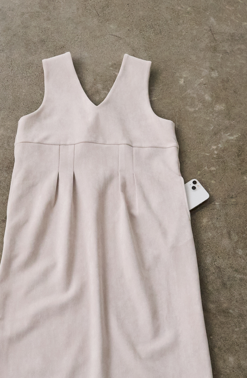 スエード2WAYジップジャンスカ