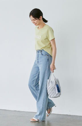 [夏も快適◎クールタッチ] EC限定　Premium Cool Smooth 刺繍ロゴプリントT