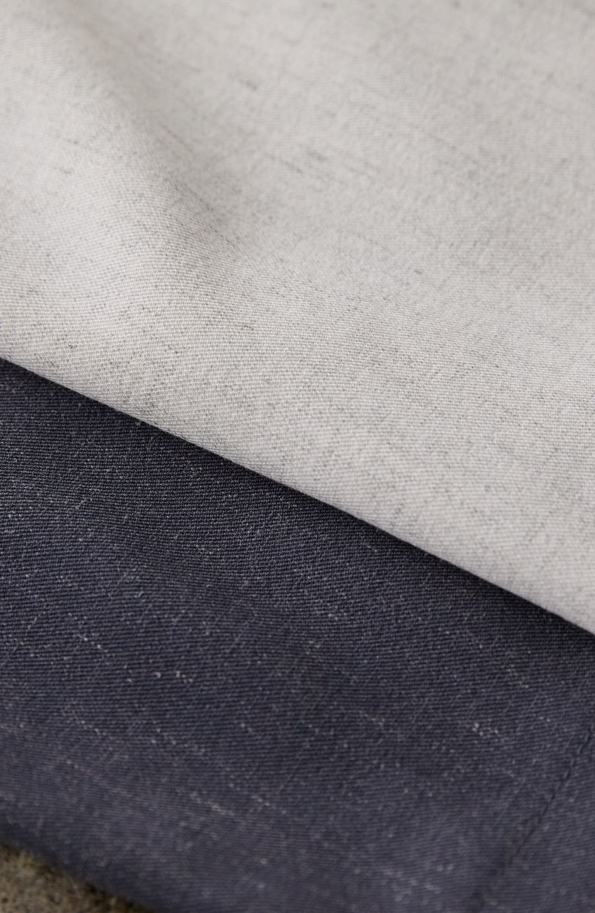 メランジゆるテーパードパンツ