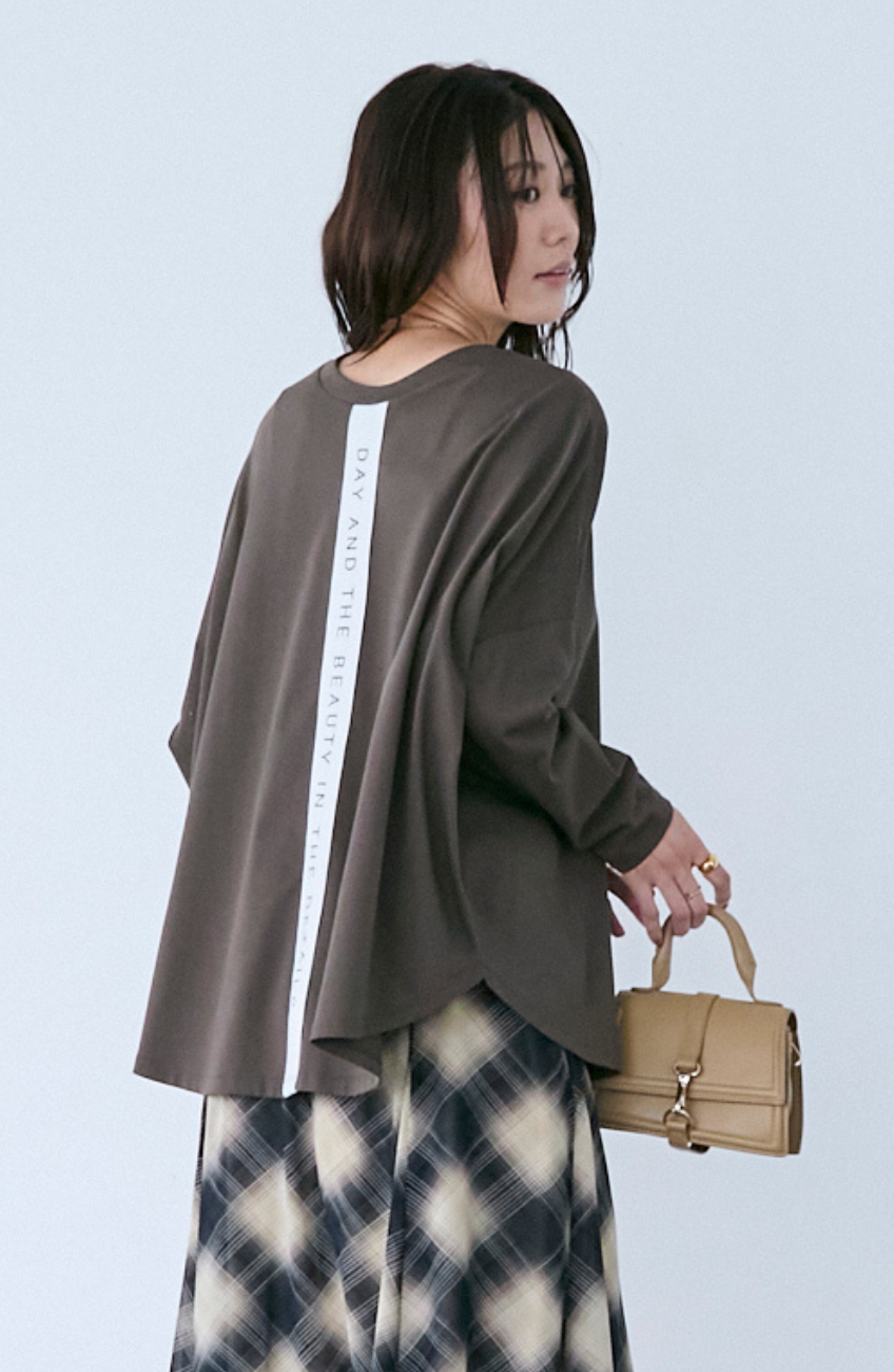 Breeze Cotton 2WAYバックロゴプルオーバー