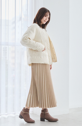 エアリーピュアダウンダブルステッチジャケット