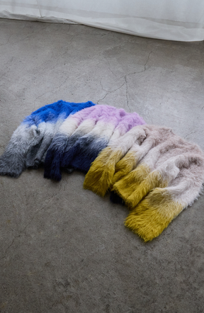 ウールブラッシュグラデーションプルオーバー