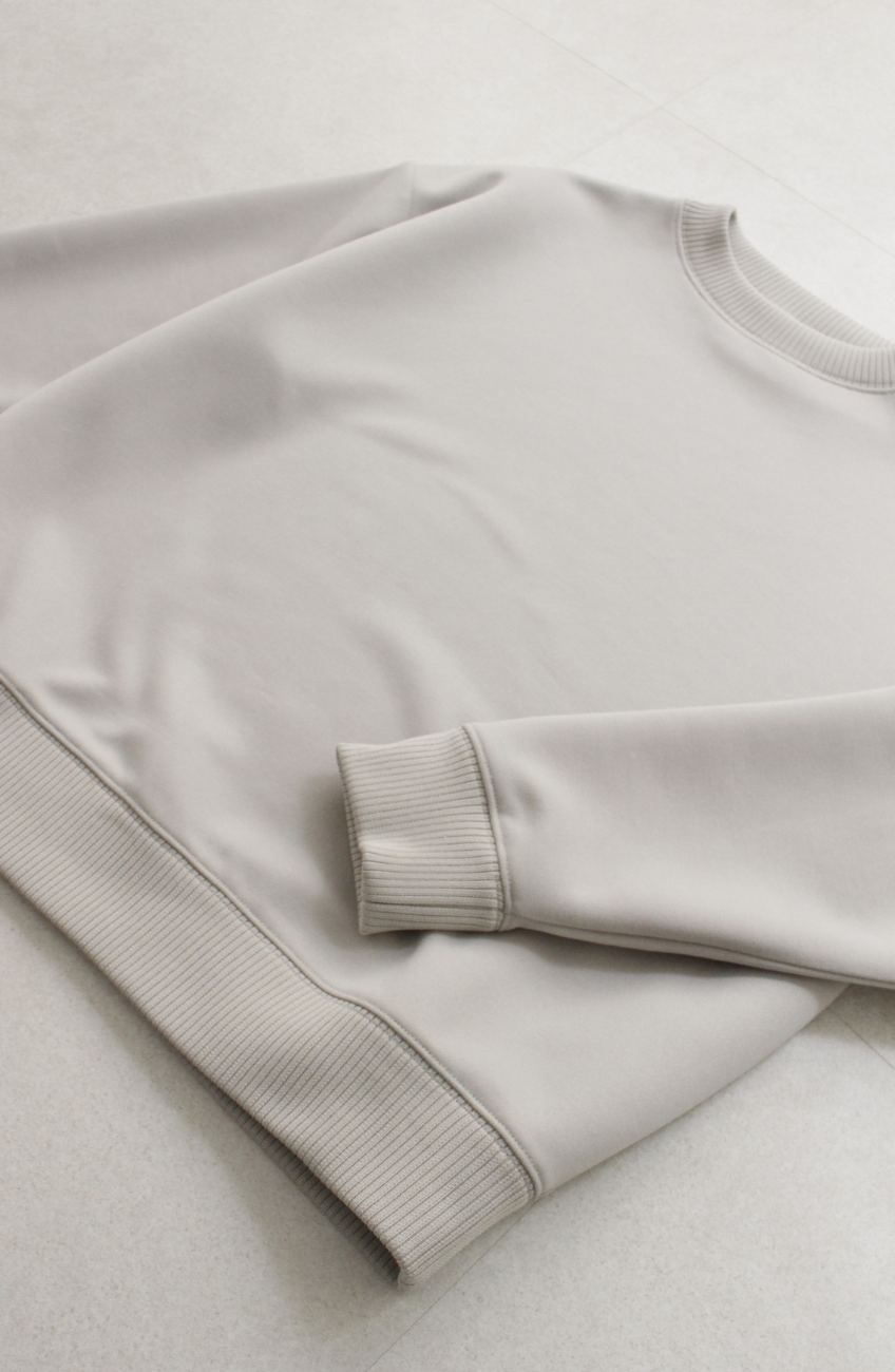 EC限定　軽量ボンディングバックラメロゴプルオーバー