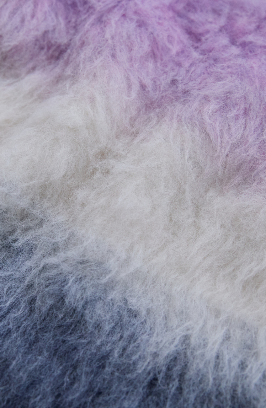 ウールブラッシュグラデーションプルオーバー