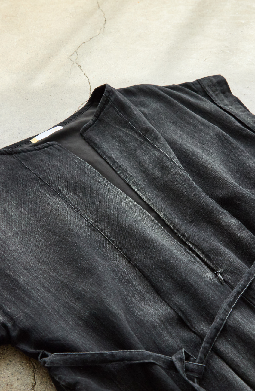 [cahoさんコラボ] Hand Madeブラストデニムワンピース