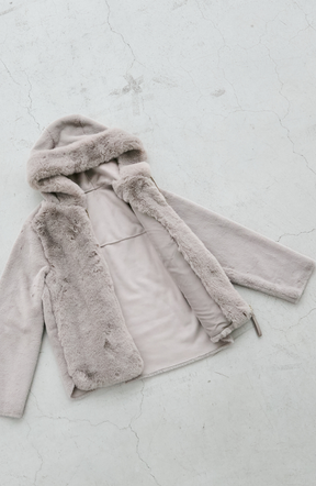 エコファー×ムートンジャケット