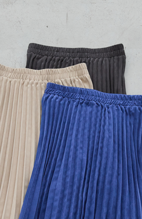 ピーチアコーディオンプリーツスカート