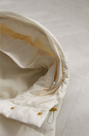 エアリーフードピュアダウンベスト