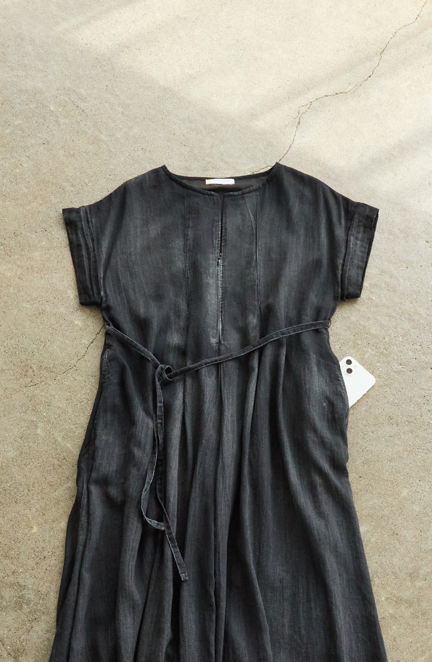 [cahoさんコラボ] Hand Madeブラストデニムワンピース