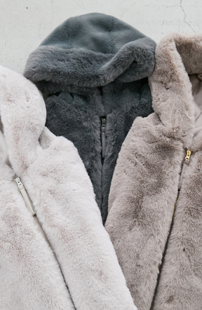 エコファー×ムートンジャケット