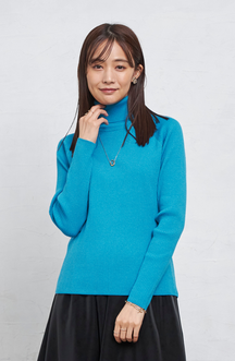 [1.7万枚突破] スーパーストレッチタートルネックプルオーバー