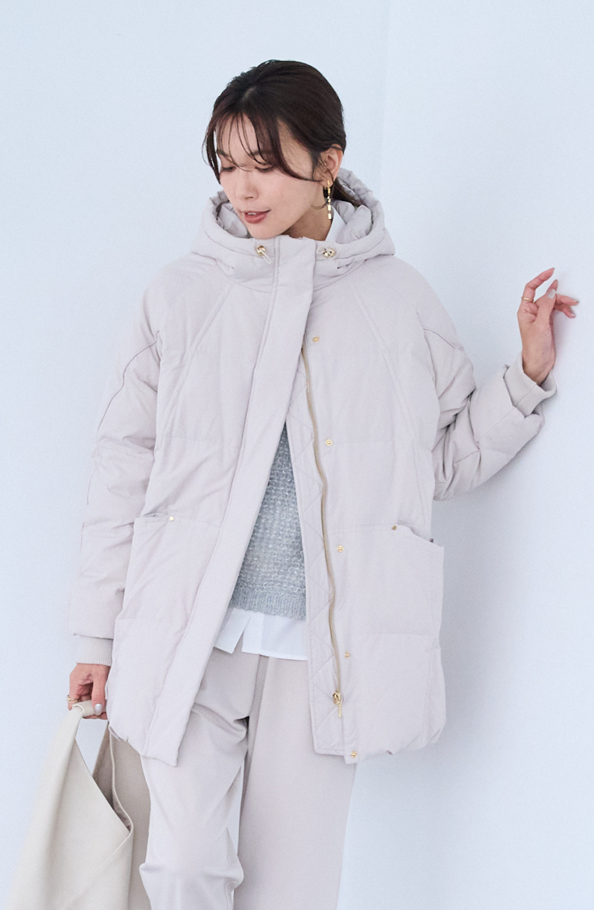 ストレッチフードミドルピュアダウン