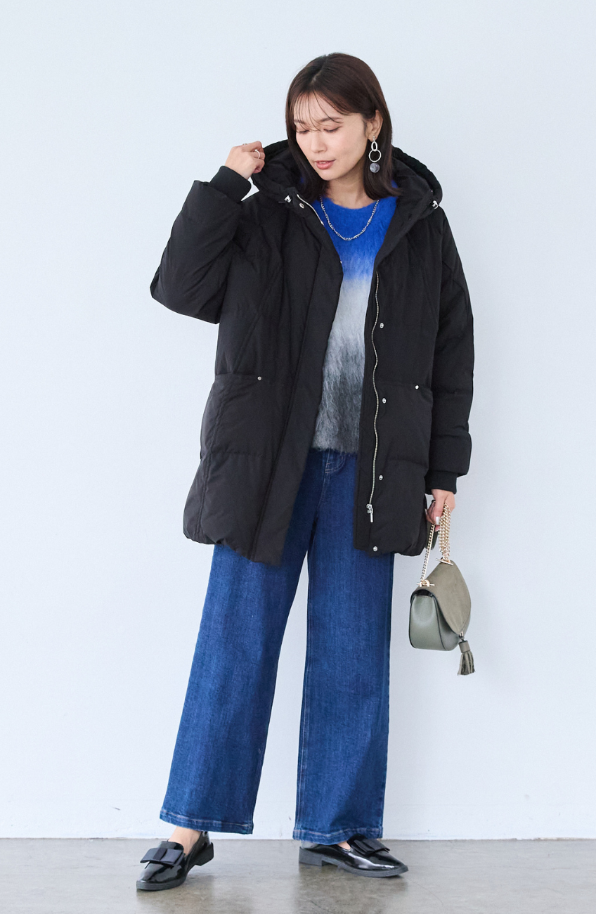 ストレッチフードミドルピュアダウン