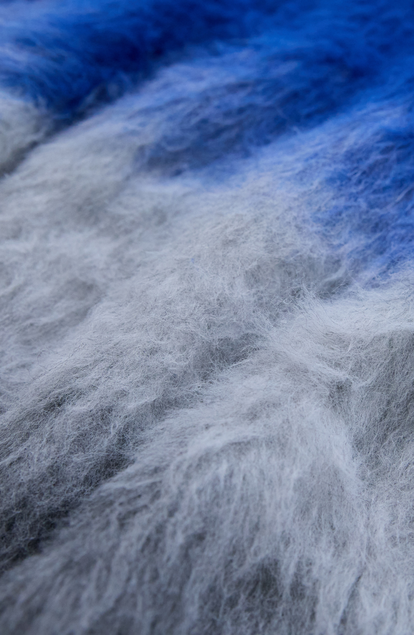 ウールブラッシュグラデーションプルオーバー