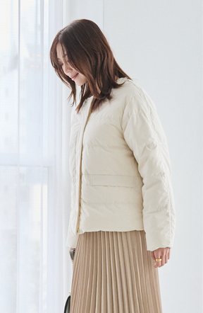 エアリーピュアダウンダブルステッチジャケット