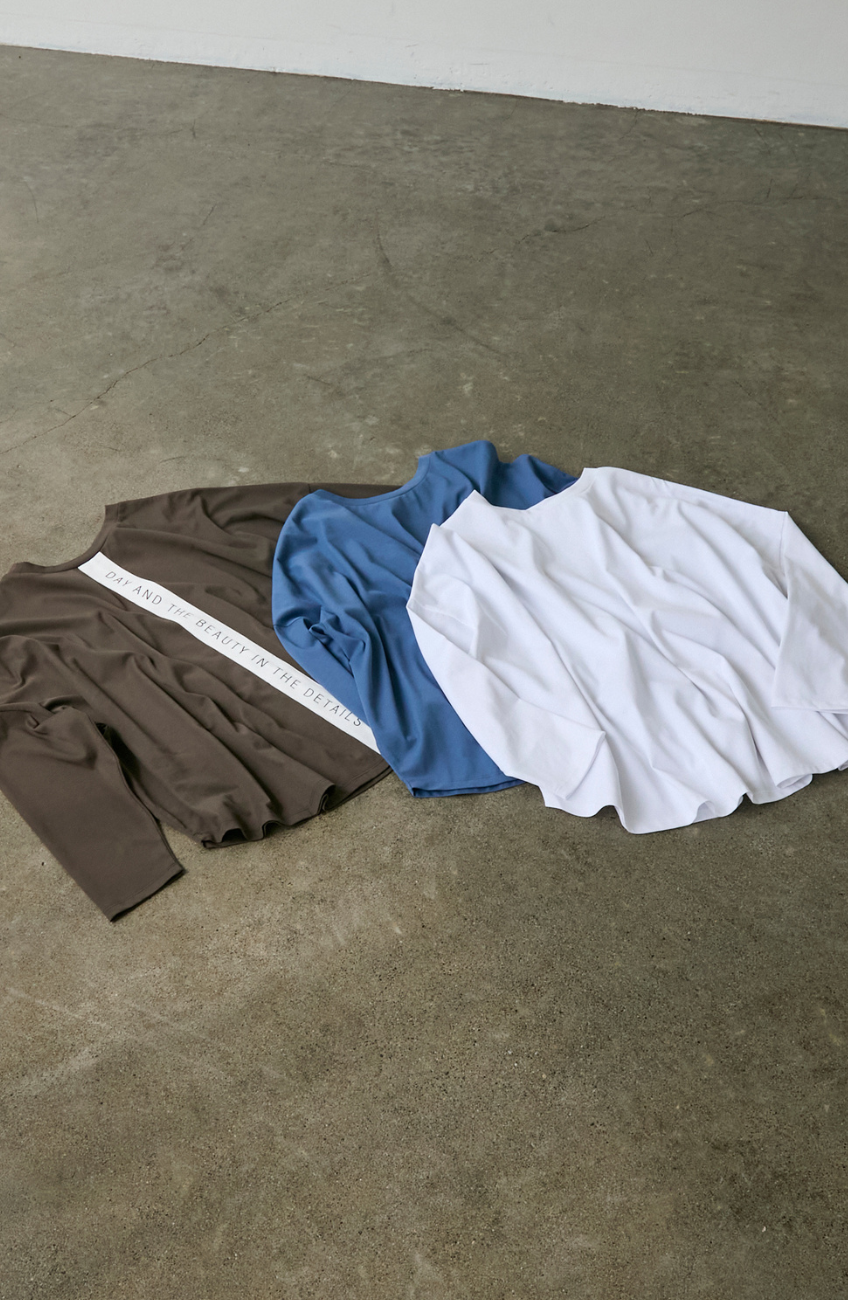 Breeze Cotton 2WAYバックロゴプルオーバー
