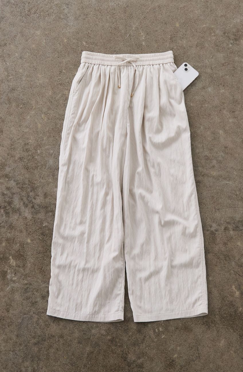レーヨンナイロンイージーパンツ