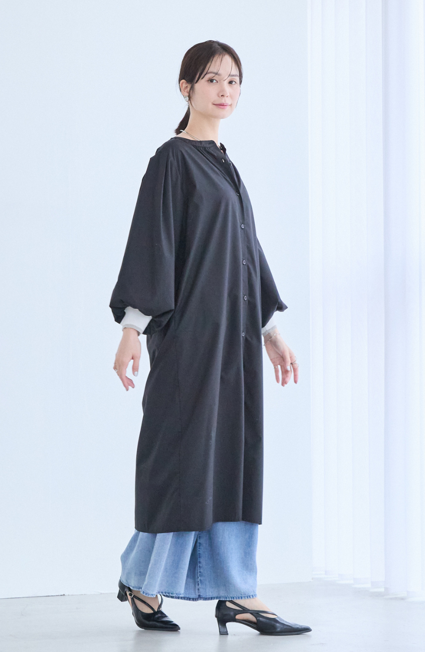 EC限定　バックヨークテープシャツワンピース